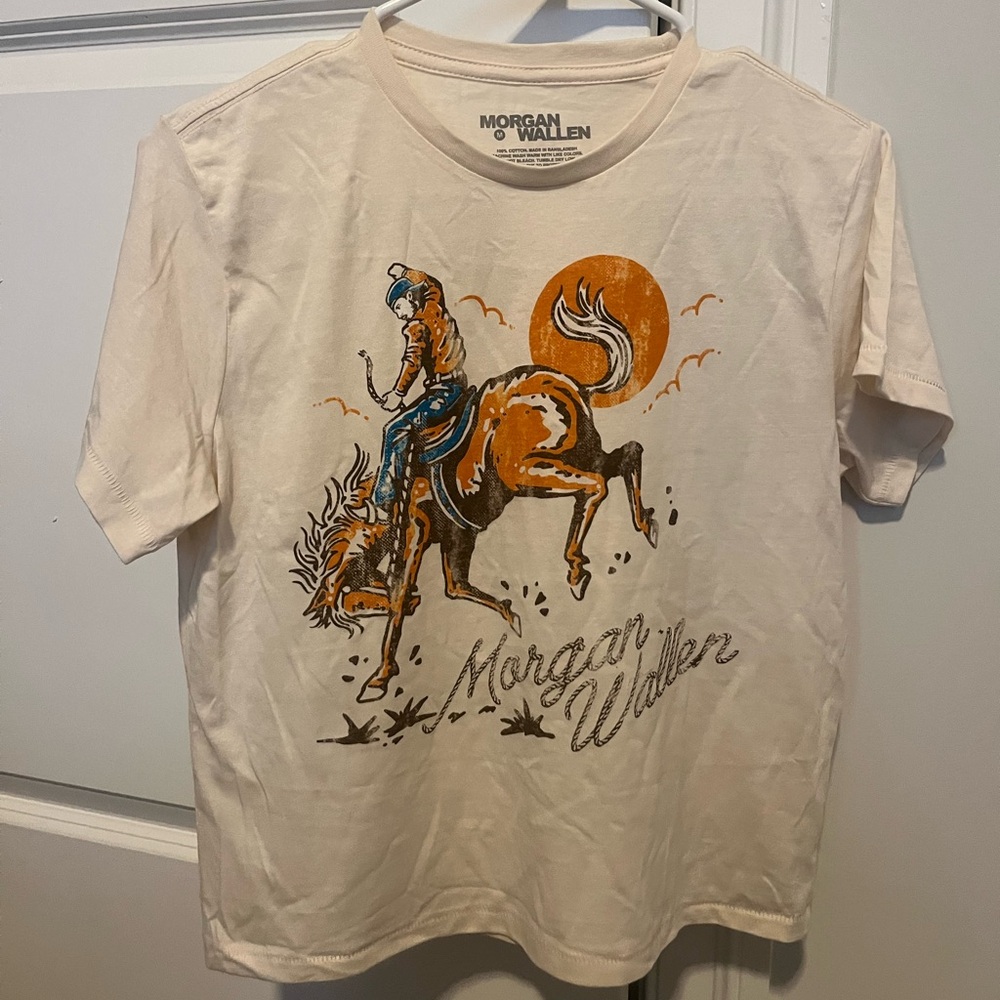 Morgan Wallen Concert Crop TShirt size M